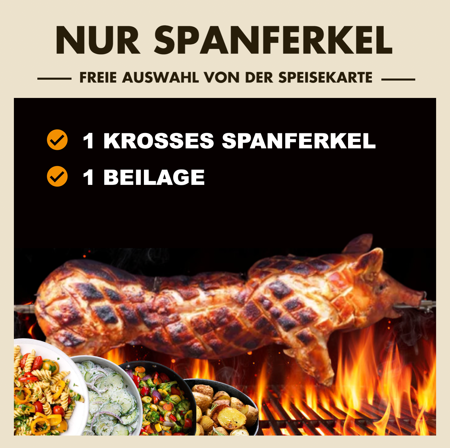 Spanferkel Catering Berlin, Potsdam, Brandenburg, Spanferkel Lieferservice gegrillt und fertig. Catering und Partyservice mit Bio Spanferkel