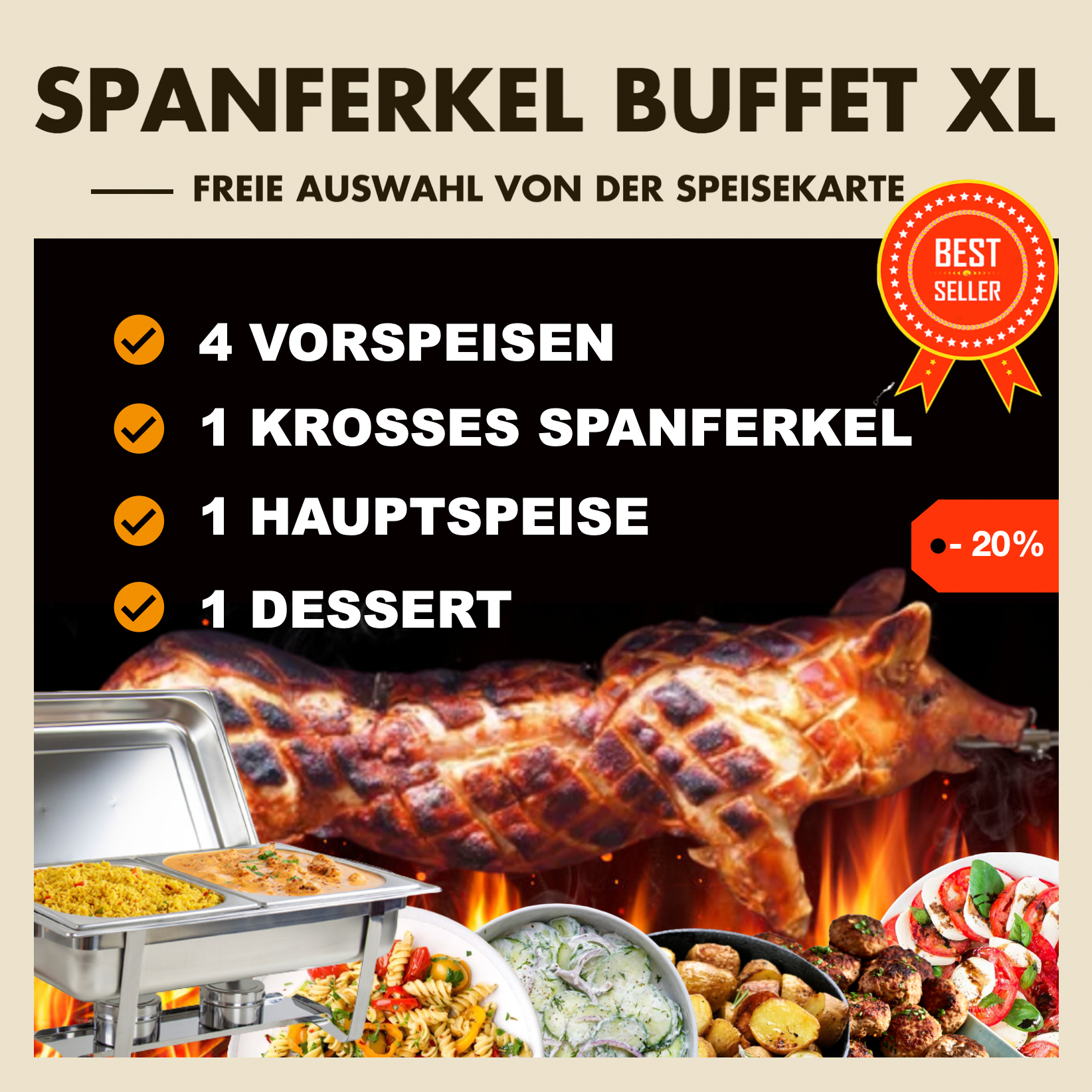 Spanferkel Catering Berlin, Potsdam, Brandenburg, Spanferkel Lieferservice gegrillt und fertig. Catering und Partyservice mit Bio Spanferkel