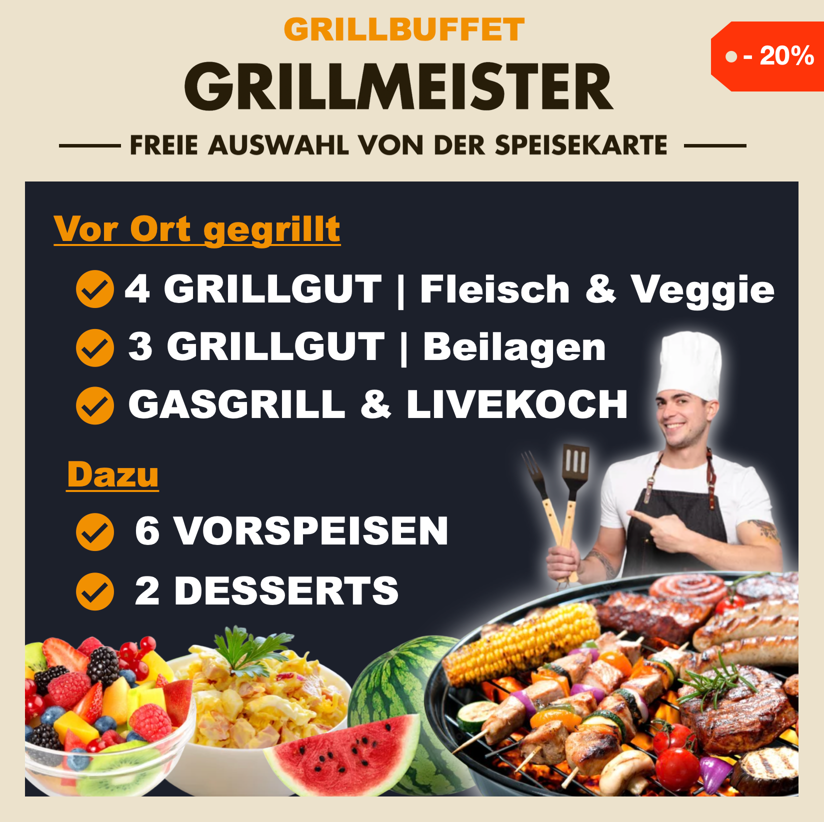 Grillbuffet "Grillmeister"